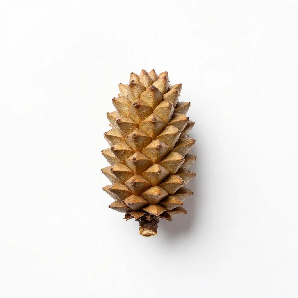 Podocarp isolated on a white background
