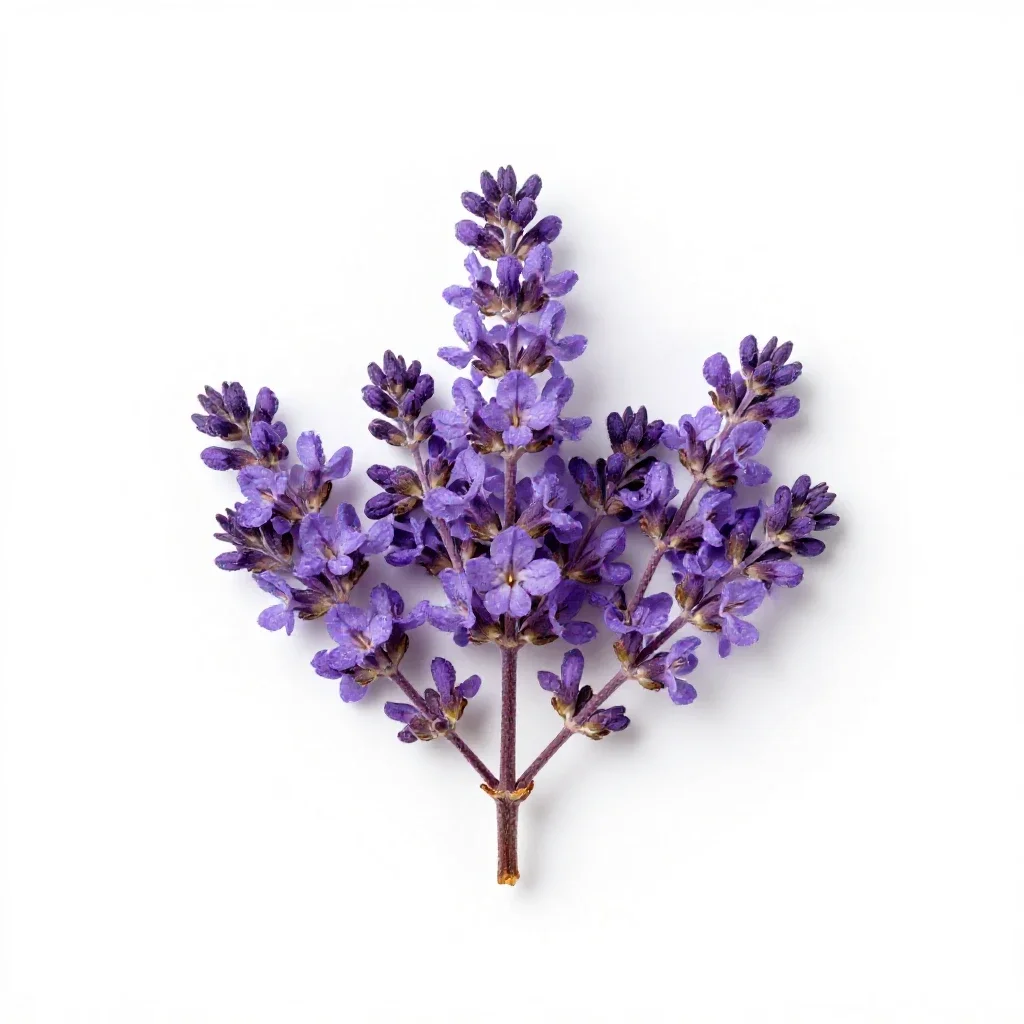 Purple anise isolated on a white background