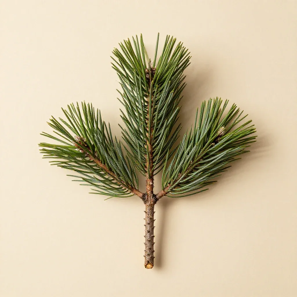 Spruce pine isolated on a white background