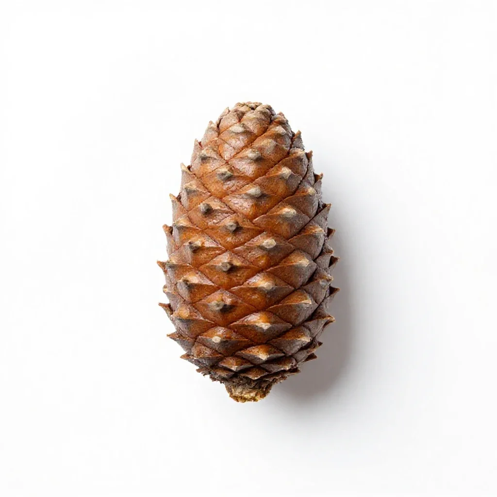 Amboina pine isolated on a white background