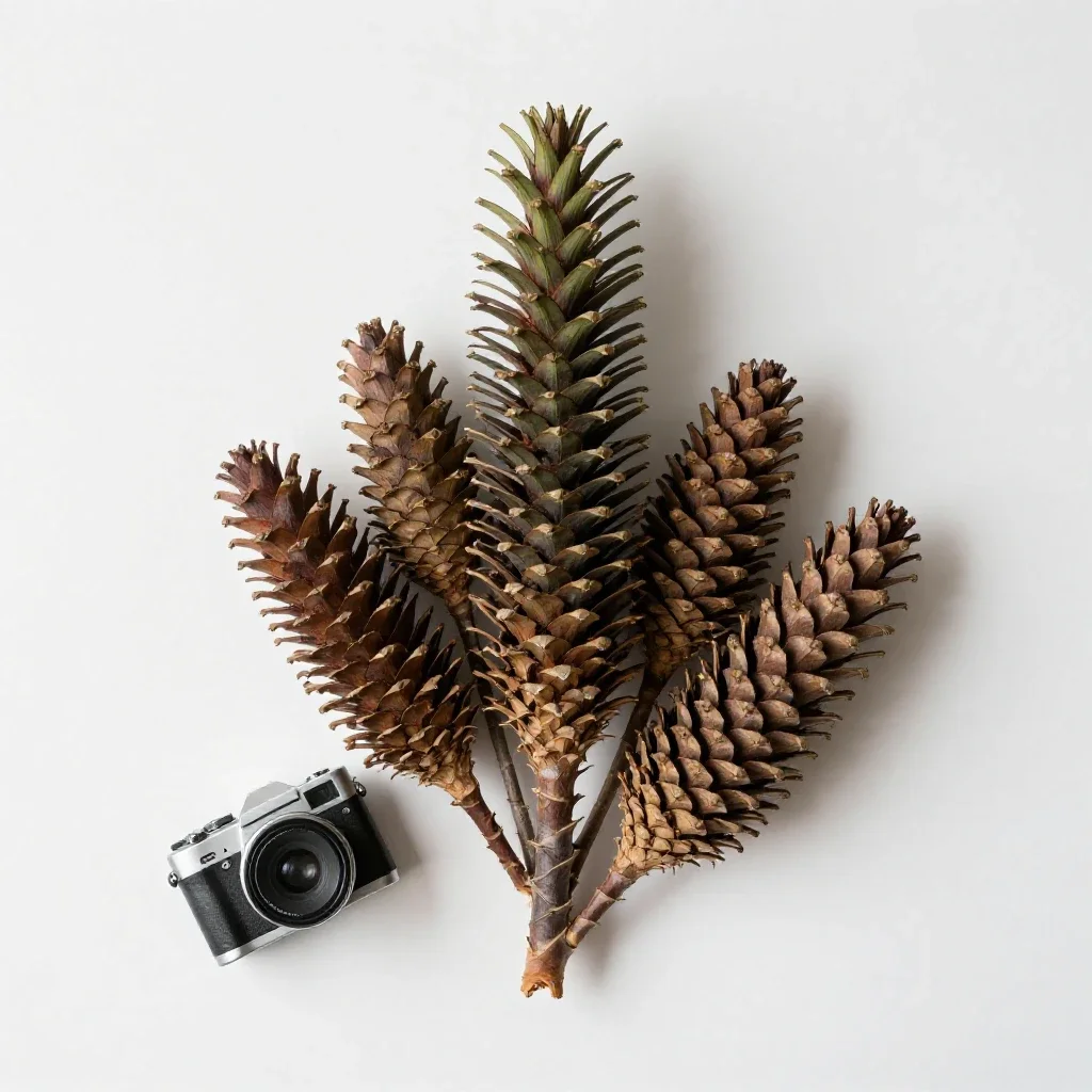 Araucaria isolated on a white background