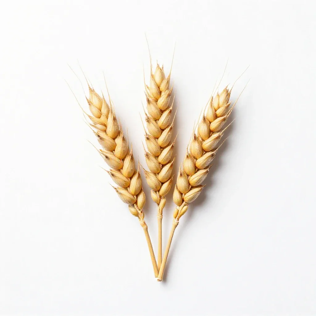 Barley isolated on a white background