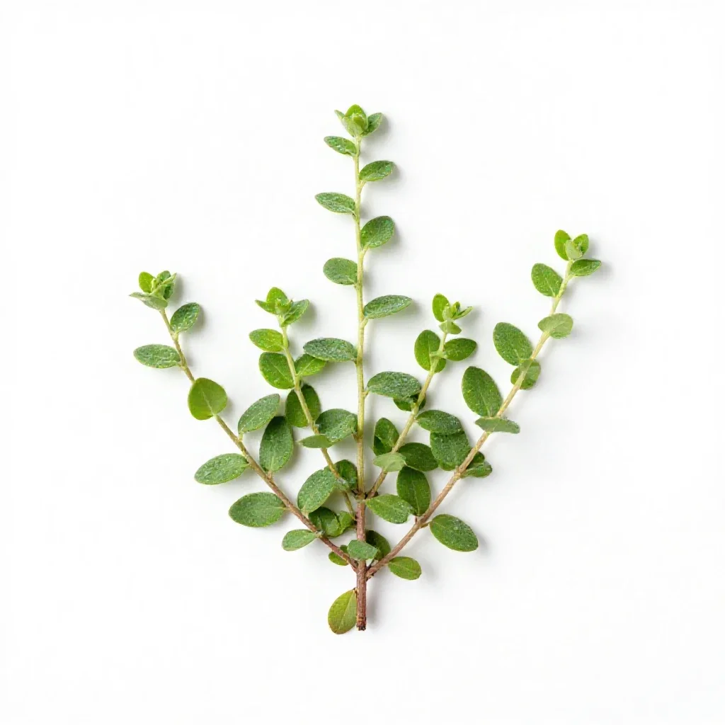 Barrenwort isolated on a white background