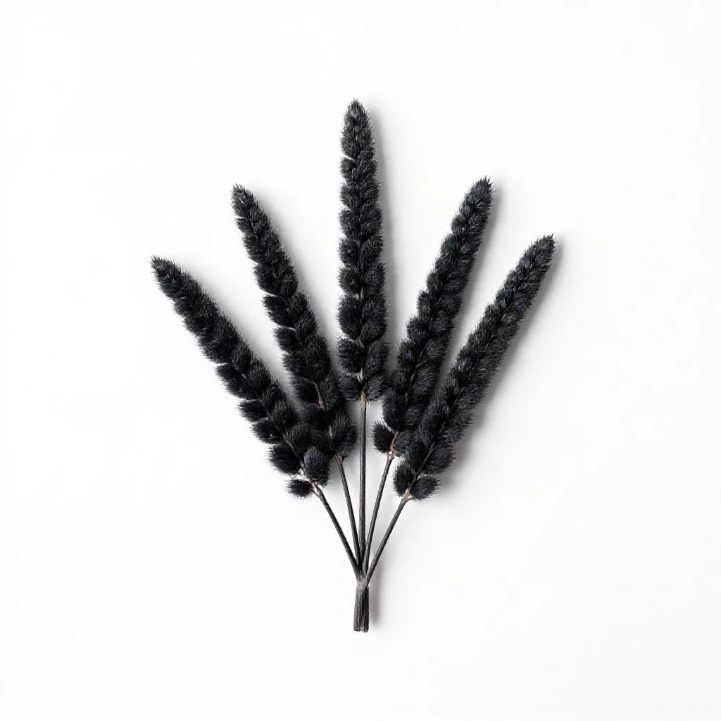 Black grama isolated on a white background