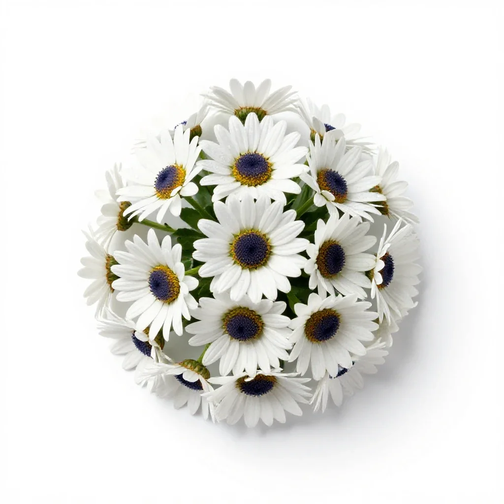 Blackfoot daisy isolated on a white background