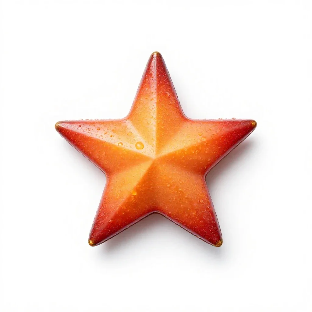 Blazing star isolated on a white background