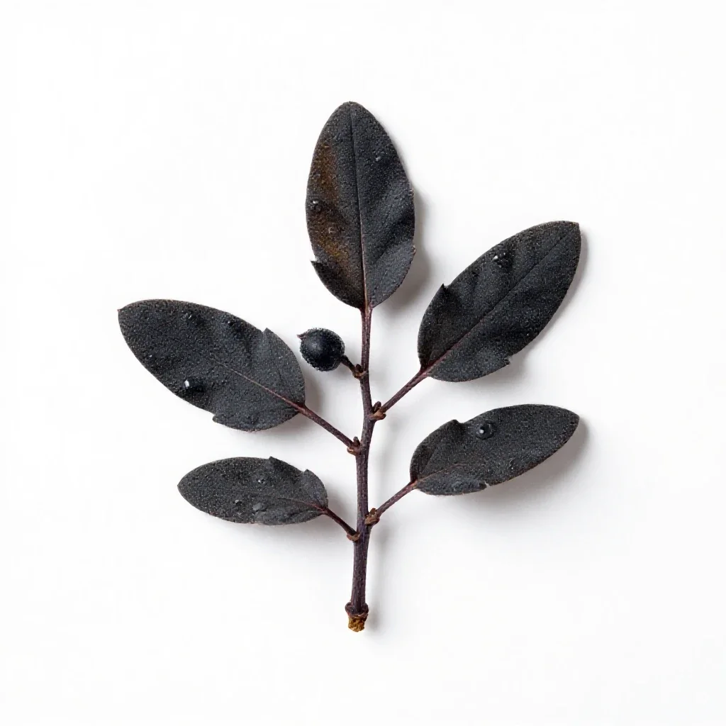Bristly sarsaparilla isolated on a white background