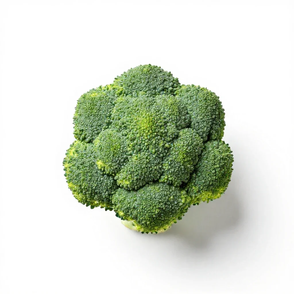 Broccoli raab isolated on a white background