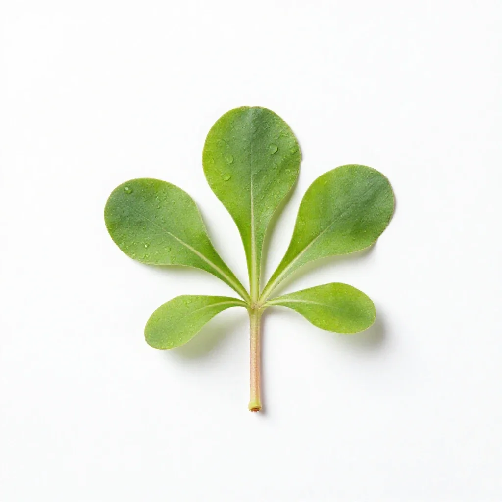 Brookweed isolated on a white background