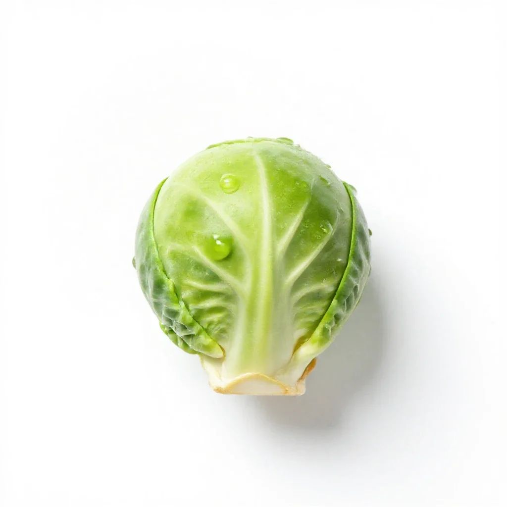 Brussels sprout isolated on a white background