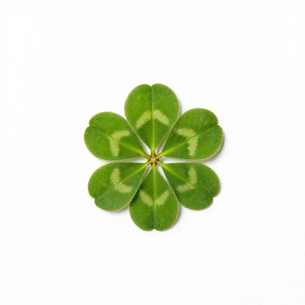 Buffalo clover isolated on a white background