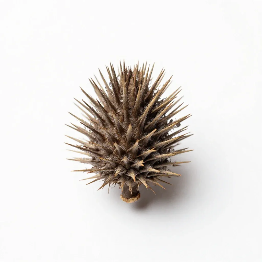 Burdock isolated on a white background