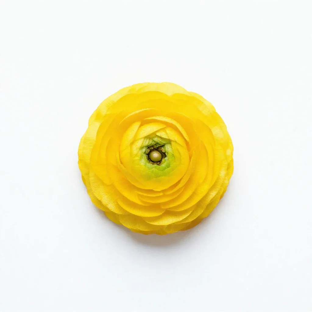 Buttercup isolated on a white background