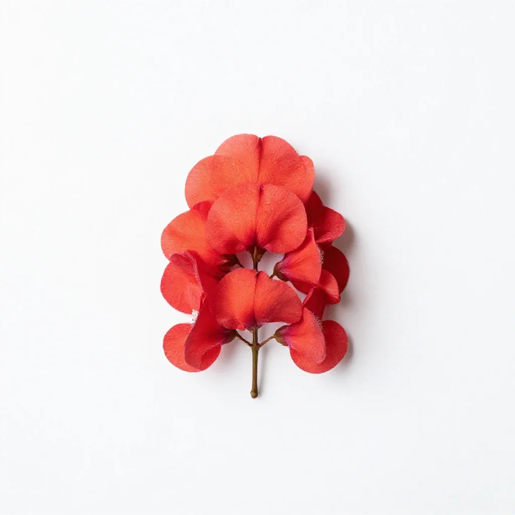 Calliandra isolated on a white background