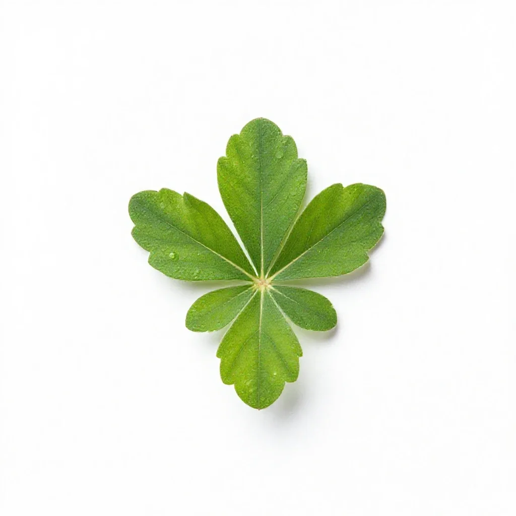 Chamois cress isolated on a white background