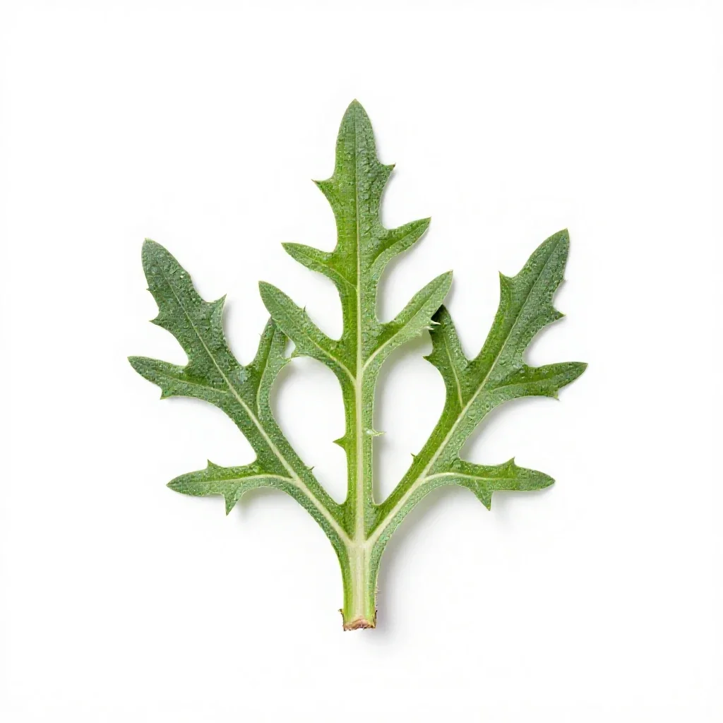Common burdock isolated on a white background