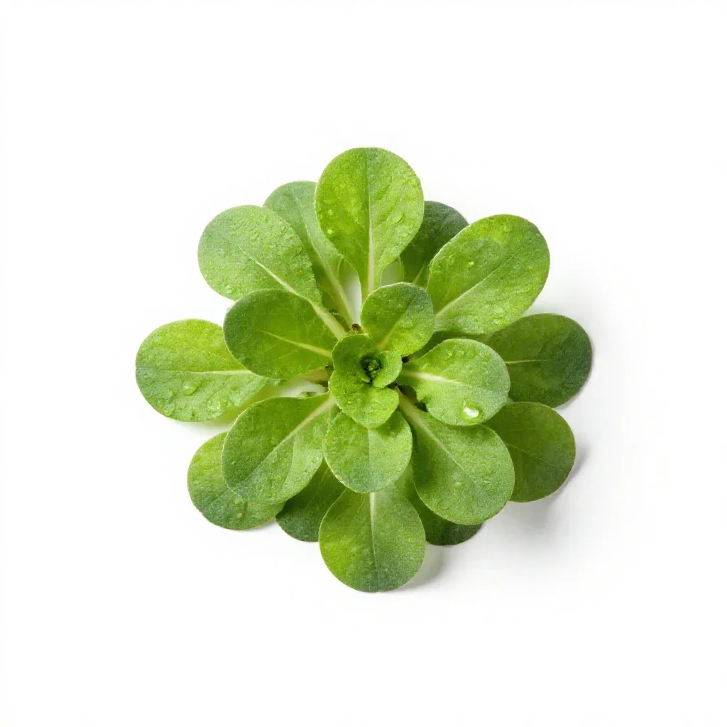 Common garden cress isolated on a white background