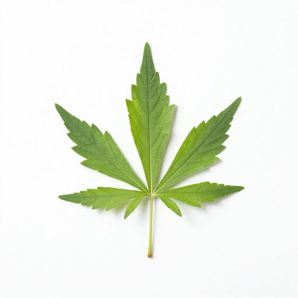 Common mugwort isolated on a white background