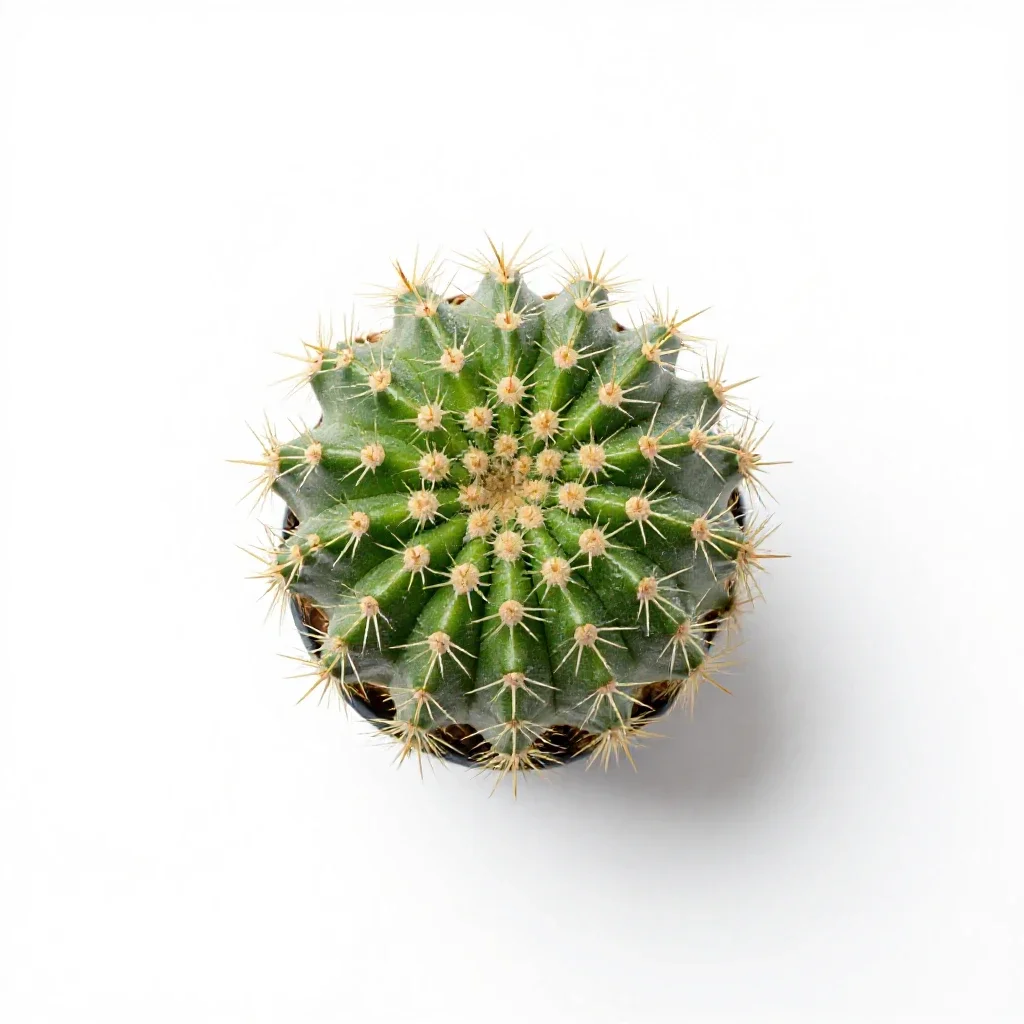 Coryphantha isolated on a white background