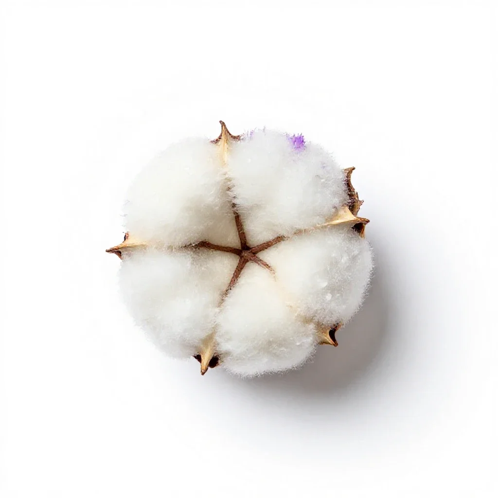 Cotton thistle isolated on a white background