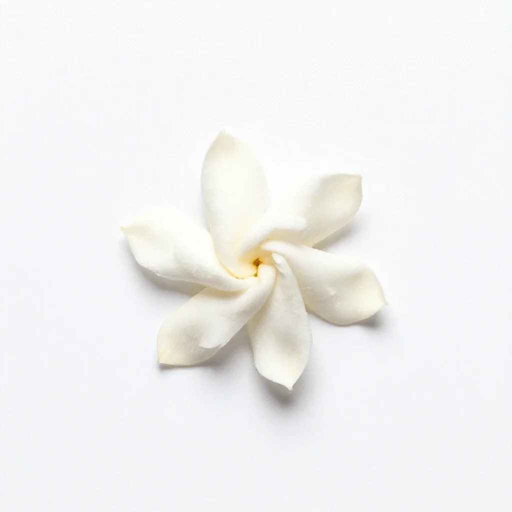 Crape jasmine isolated on a white background