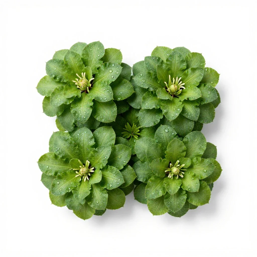 Curly-heads isolated on a white background