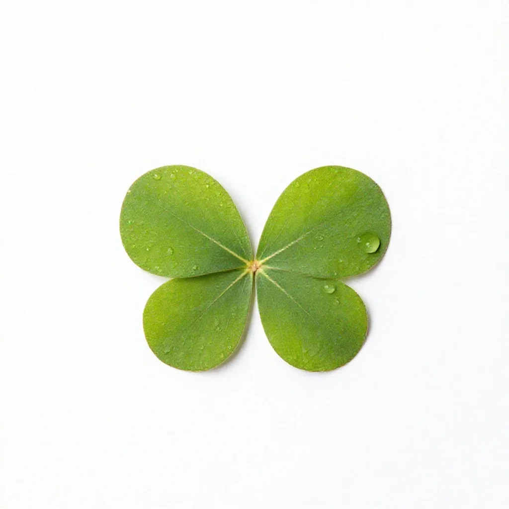 Dicot isolated on a white background