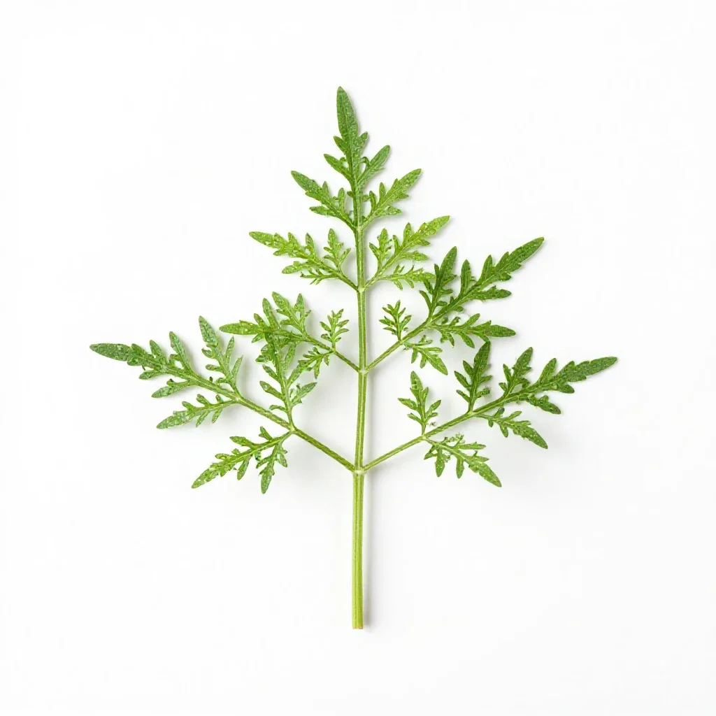 Dog fennel isolated on a white background
