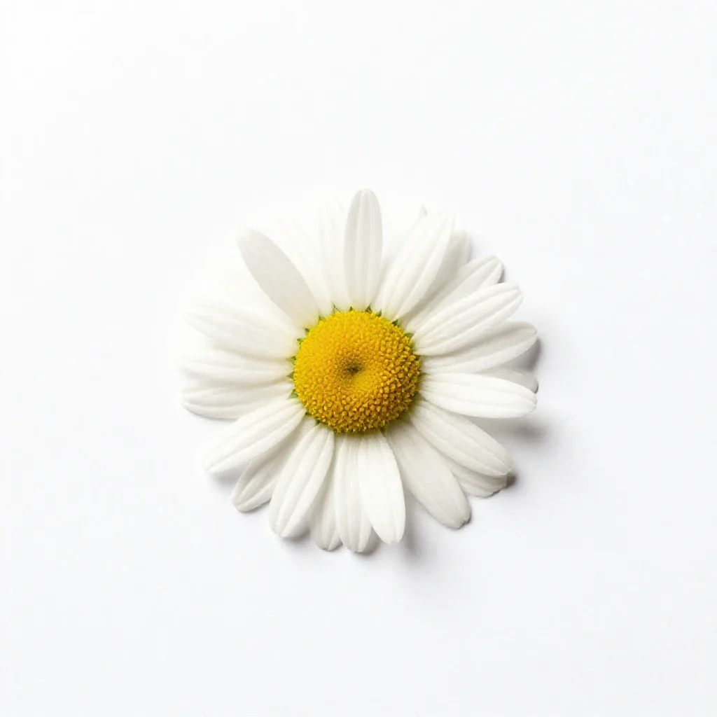 False chamomile isolated on a white background