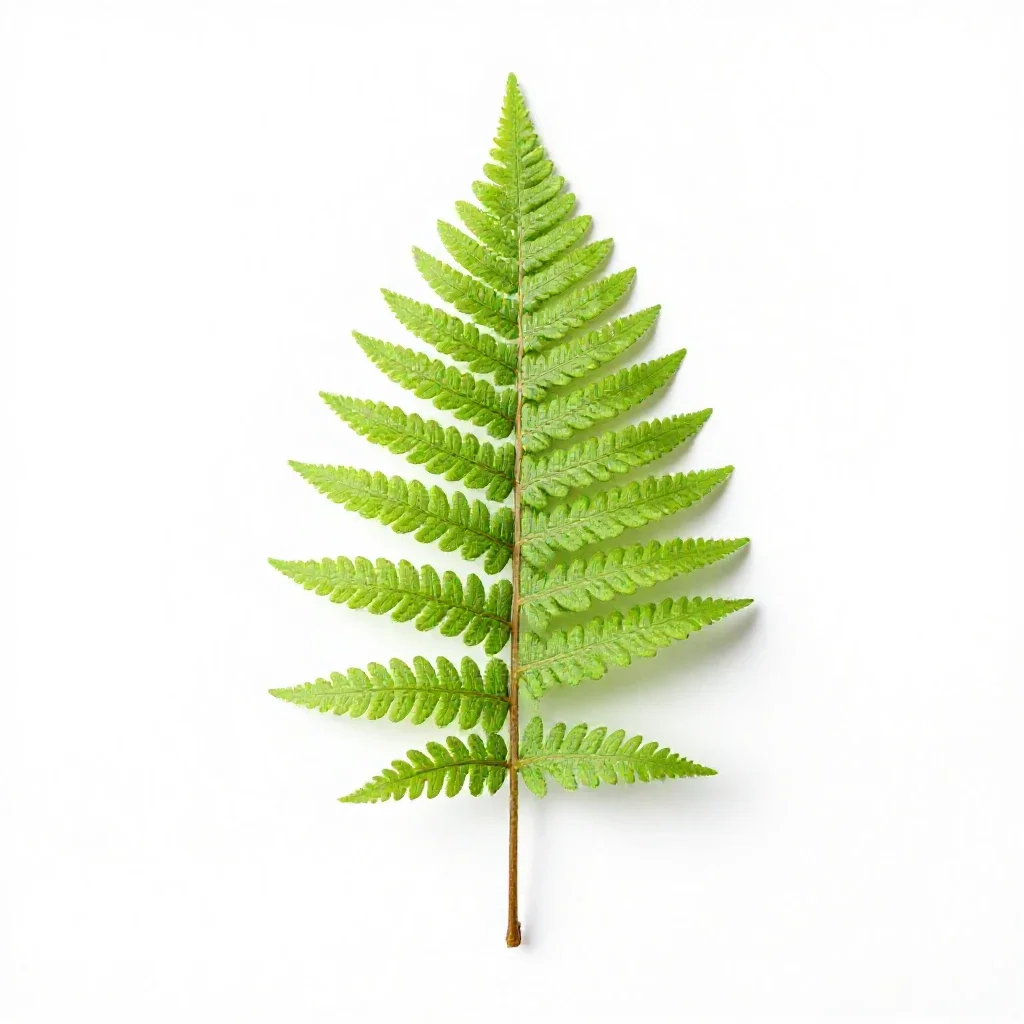 Fern isolated on a white background