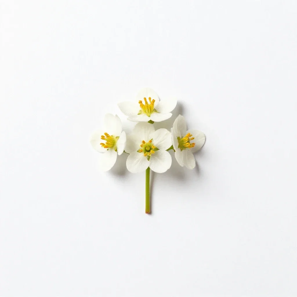 Feverfew isolated on a white background