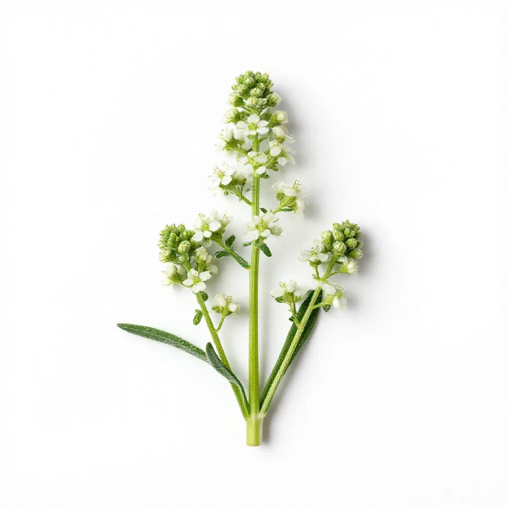 Fireweed isolated on a white background