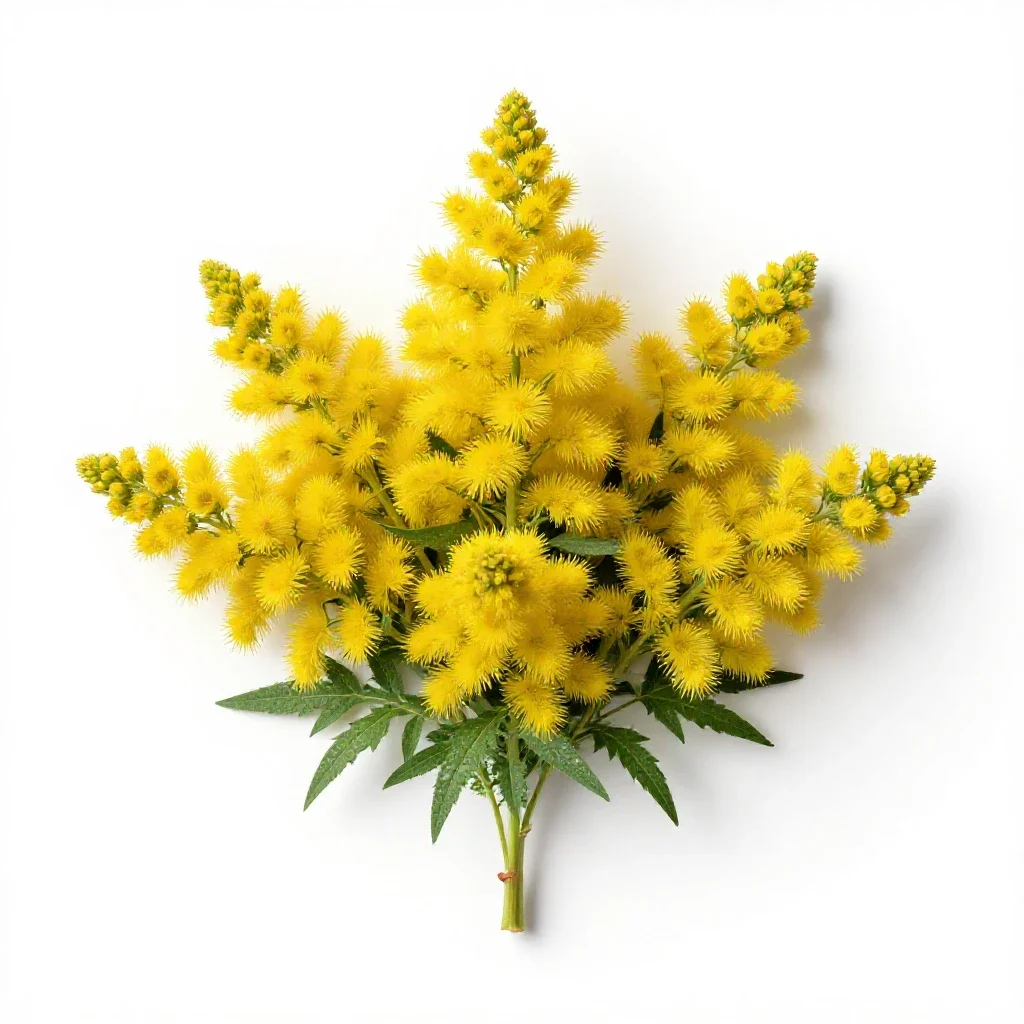 Giant coreopsis isolated on a white background