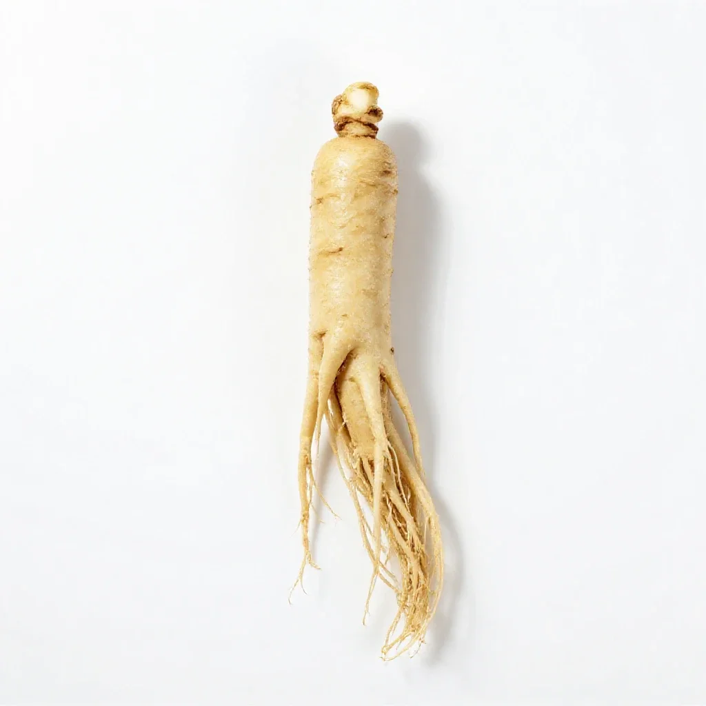 Ginseng isolated on a white background