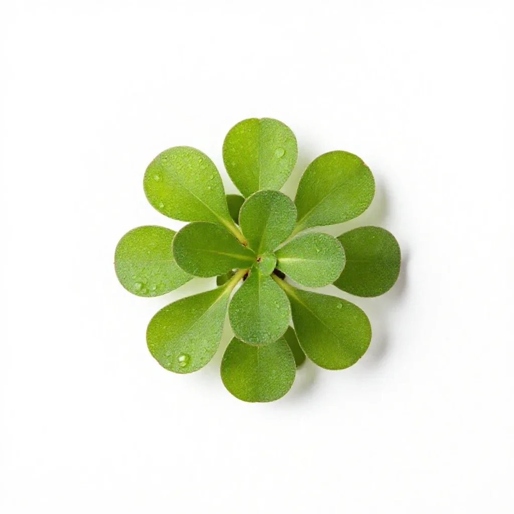 Glasswort isolated on a white background