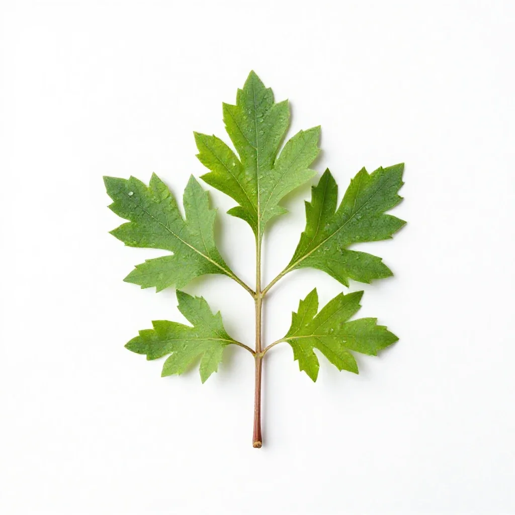 Good-king-henry isolated on a white background