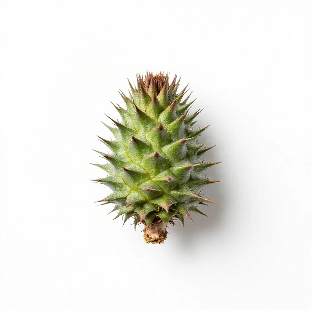 Great burdock isolated on a white background
