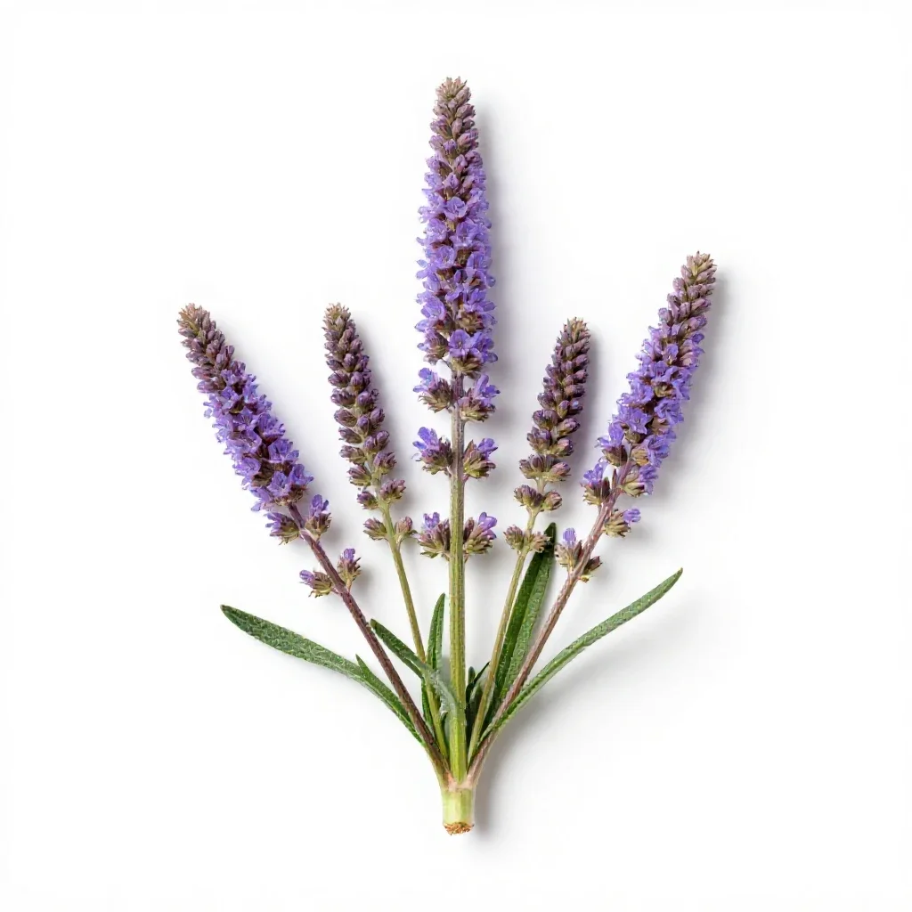 Great knapweed isolated on a white background
