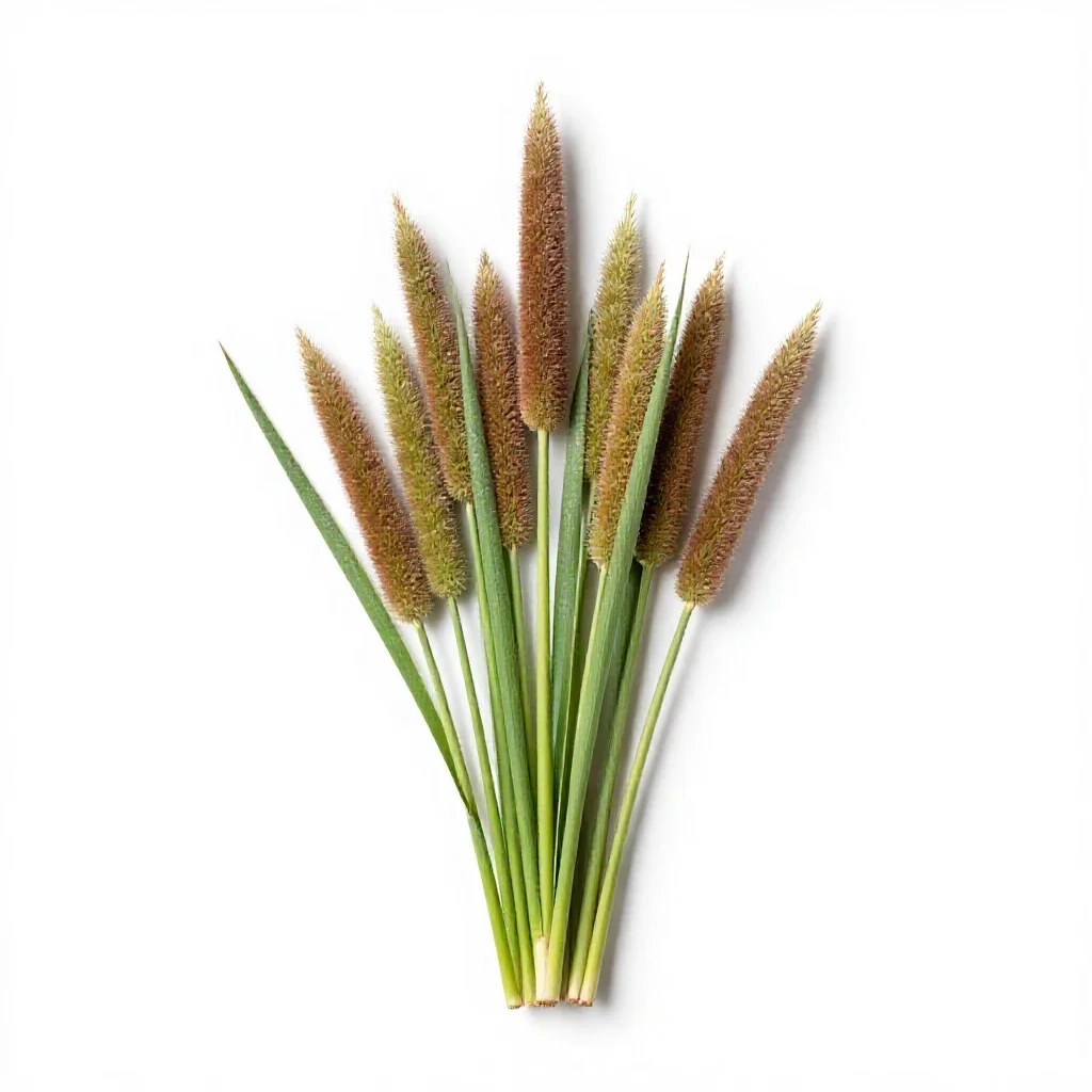 Hard rush isolated on a white background
