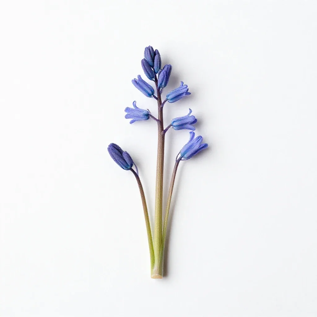 Harebell isolated on a white background