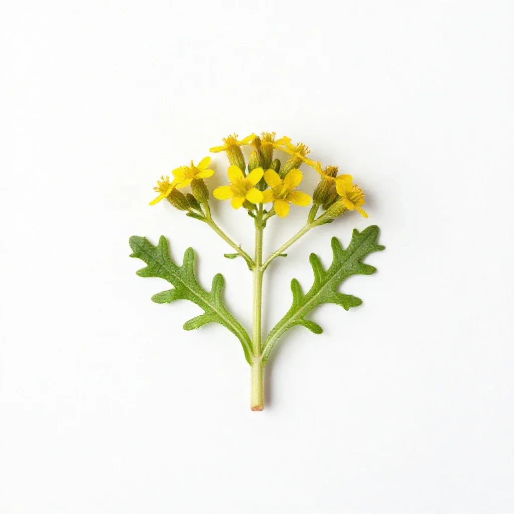 Hawkweed isolated on a white background