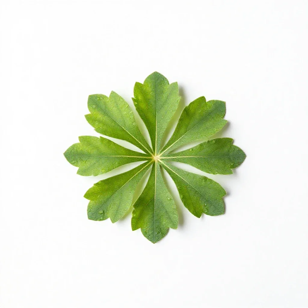 Hepatica isolated on a white background