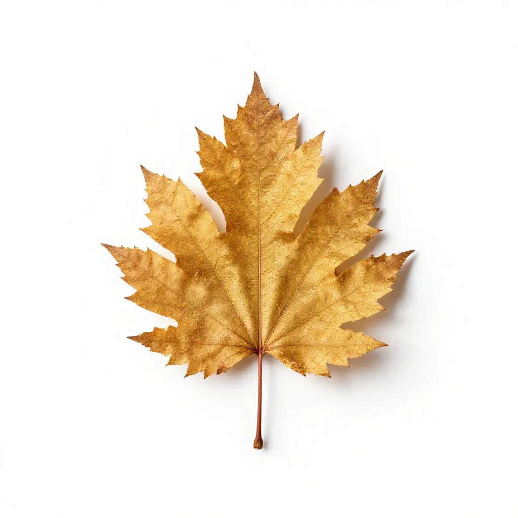 Hoary golden bush isolated on a white background