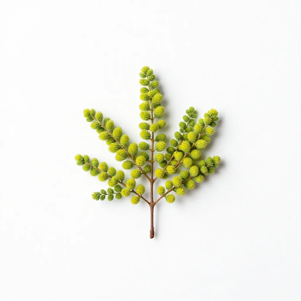 Honey mesquite isolated on a white background