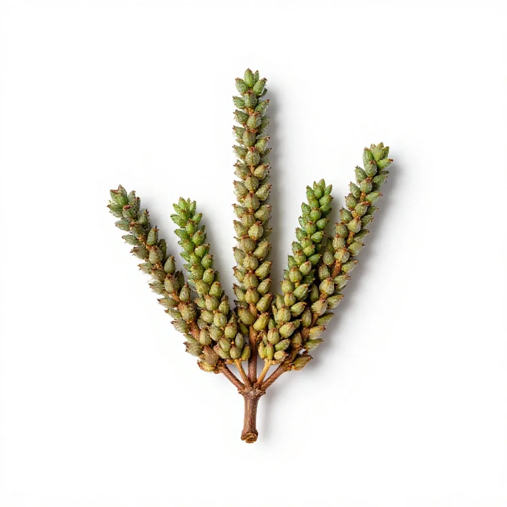 Jointed rush isolated on a white background