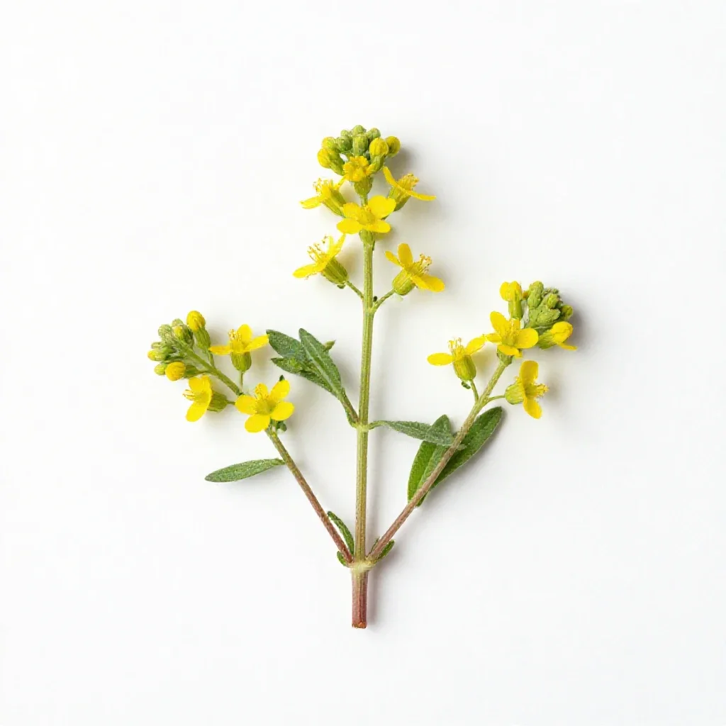Krigia isolated on a white background