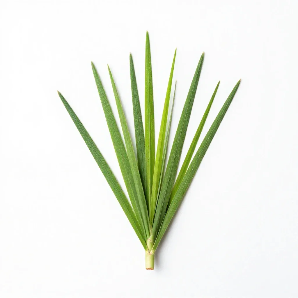 Lemongrass isolated on a white background