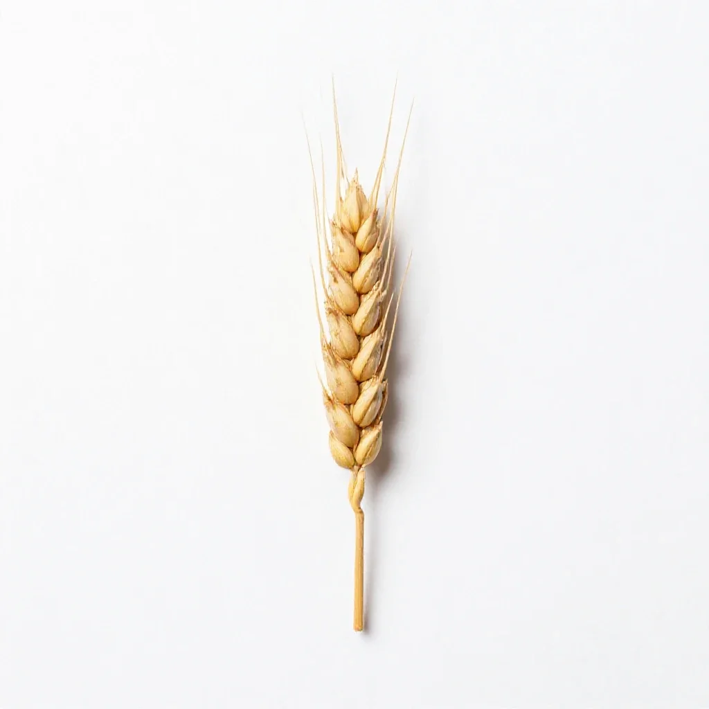 Little barley isolated on a white background
