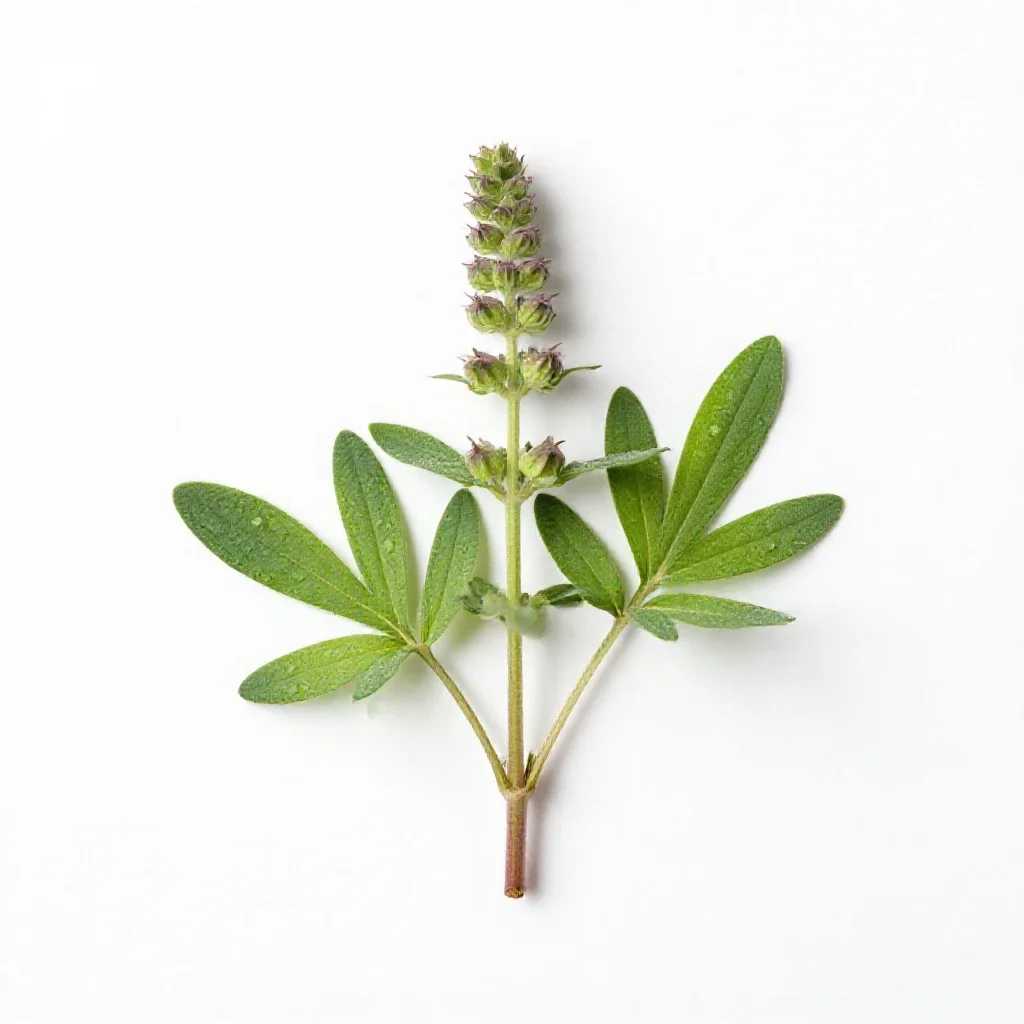 Loosestrife isolated on a white background