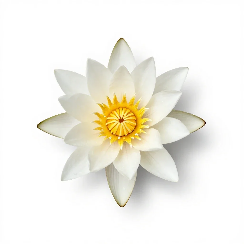 Lotus isolated on a white background